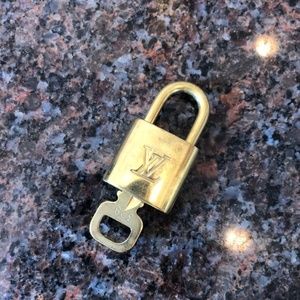Louis Vuitton Padlock Key Lock Charm